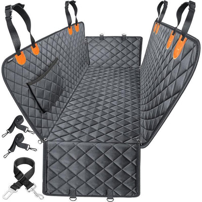 Dog Car Seat Cover for Pets 100% Waterproof Seat Cover Heavy Duty Scratch Proof Nonslip Durable Soft Back Seat Covers for Cars Trucks and SUV